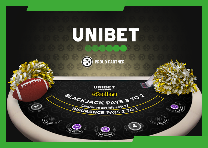Unibet Launches New Steelers Themed Live Dealer Game